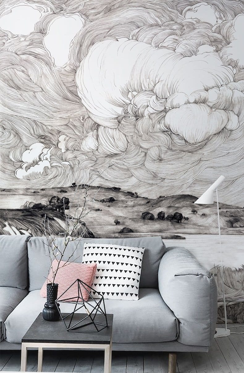 Lake Storm wallpaper aesthetic art