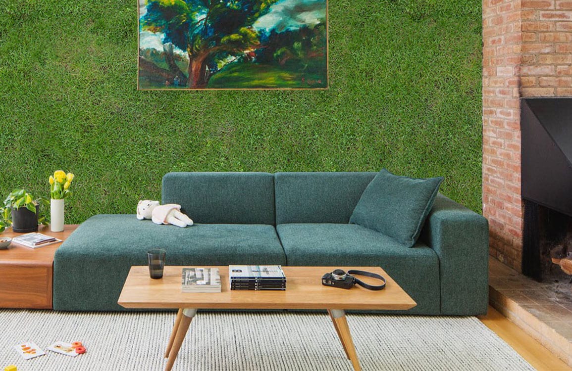 lawn wallpaper mural living room decor