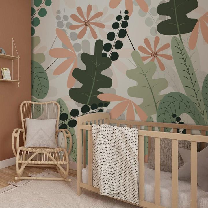 New Art Decor Levs Wallpaper Mural for the Decoration of a Nursery