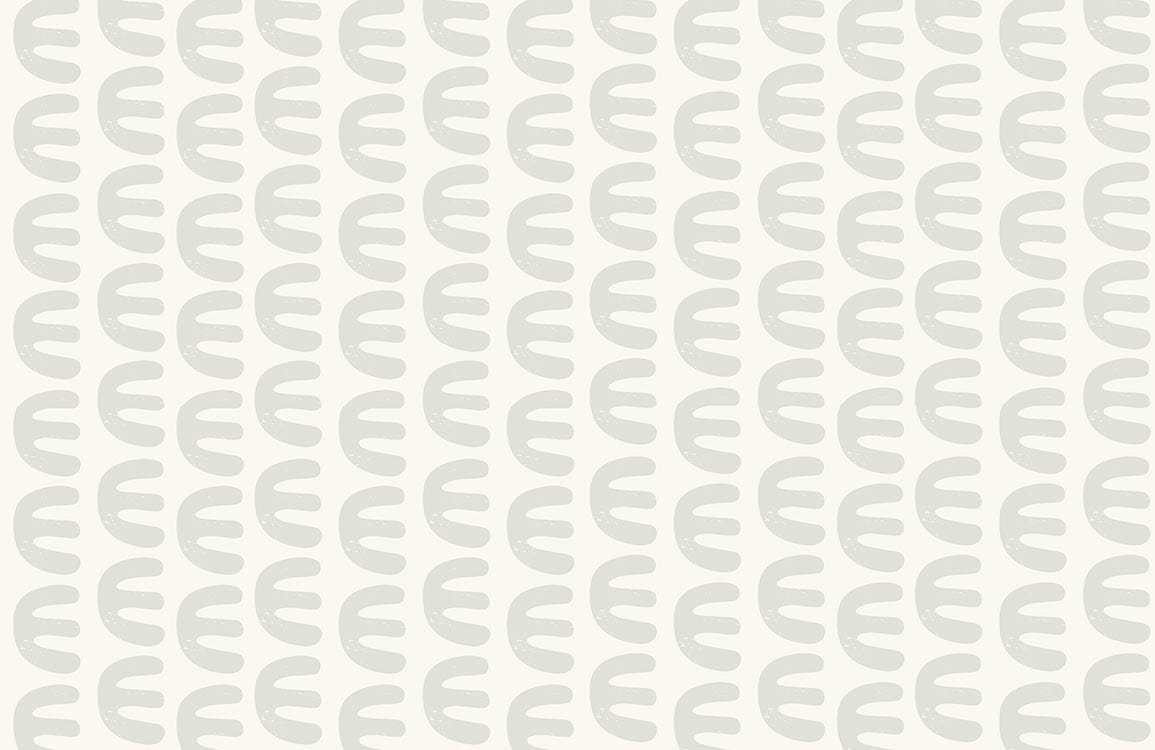 Wallpaper mural with a grey letter E pattern for use as home decor.