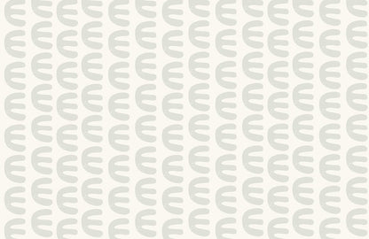 Wallpaper mural with a grey letter E pattern for use as home decor.