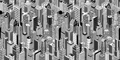 city tall building wallpaper for room decor