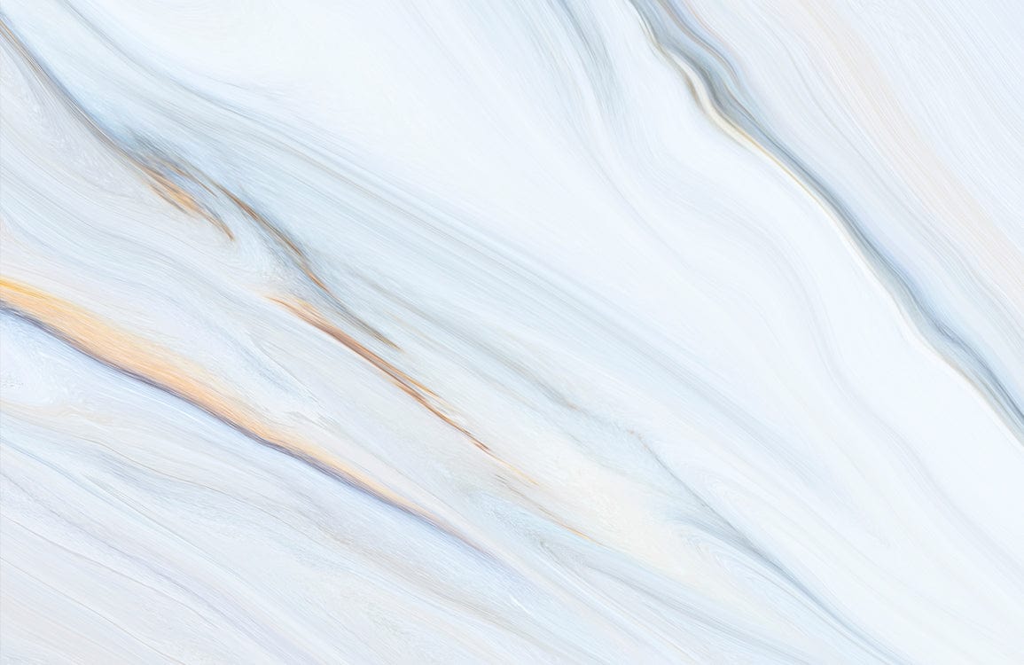 Elegant Blue Gold Marble Mural Wallpaper