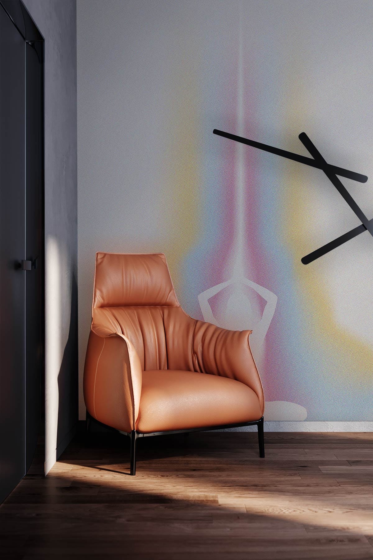 Light of girl Pattern Wallpaper mural for living Room decor