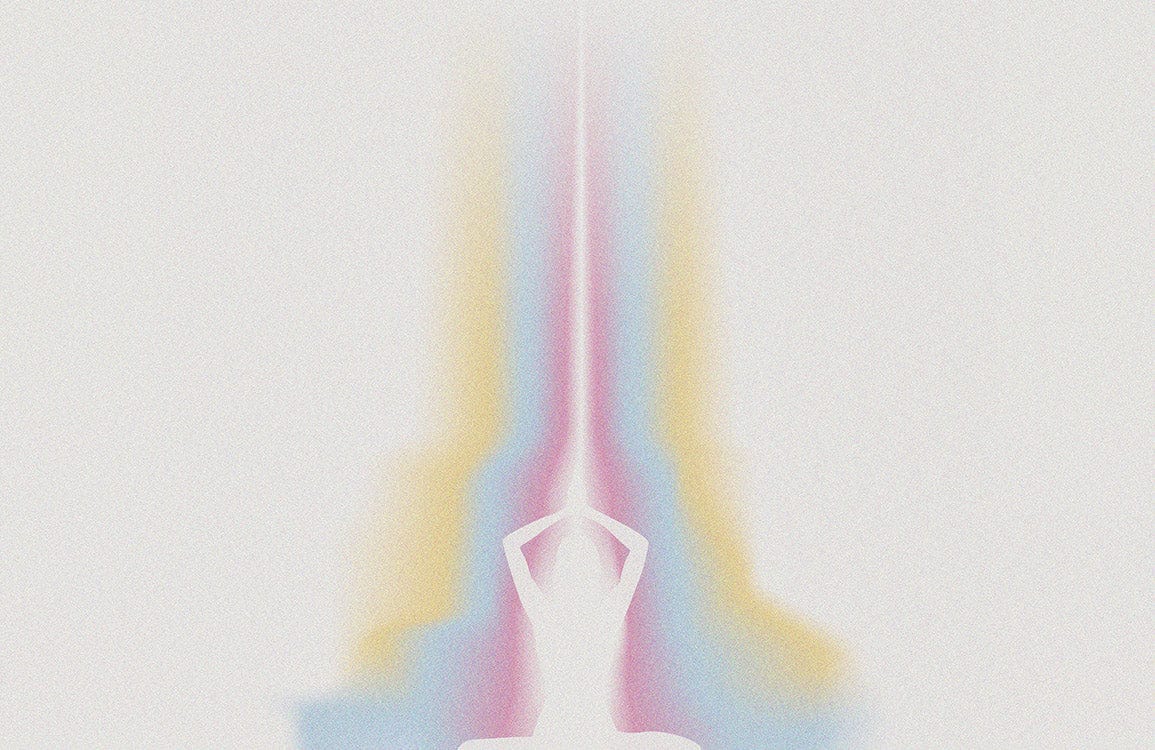 Abstract Rainbow Hues Art Mural Wallpaper