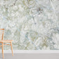 Light Green Cracks Gravel Room Wallpaper Decoraiton Idea