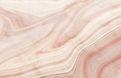 Customized Light Pink Ombre Marble Wallpaper Mural for wall design
