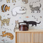 Cats species Wallpaper Mural for living Room decor
