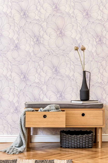 floral murals in a new and exciting manner
