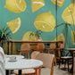 Sliced Lemons Fruit Wallpaper Mural for restaurant decor