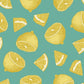 Sliced Lemons Fruit Wallpaper Mural