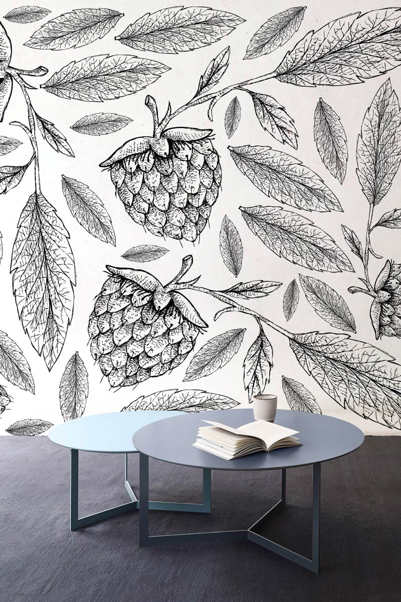 wallpaper with a fruity scent and a fruity feel