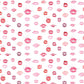 Lips repeated Pattern Wallpaper Mural for wall decor