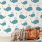 Joyful Whales Wallpaper Mural