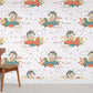 Little Pilot Flight Cartoon Wallpapers Room Decoration Idea