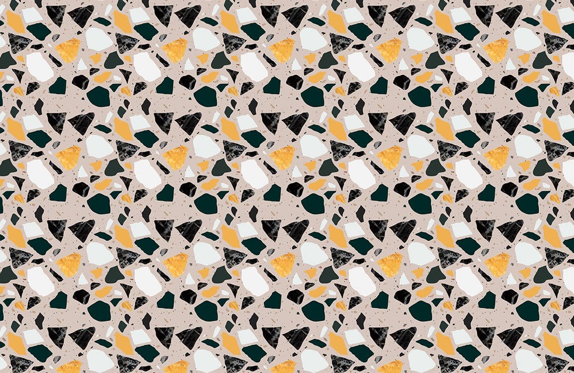 Modern Terrazzo Style Wall Mural