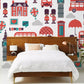 london style wallpaper mural bedroom design
