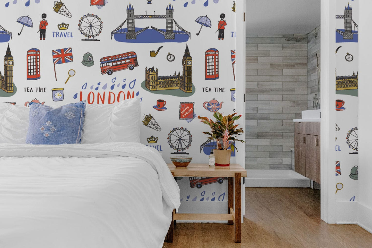 london landmark wallpaper mural bedroom decoration