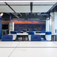 Wallpaper mural featuring the city of London at sunset, perfect for decorating an office.