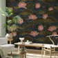 bloomy lotus wallpaper mural living room