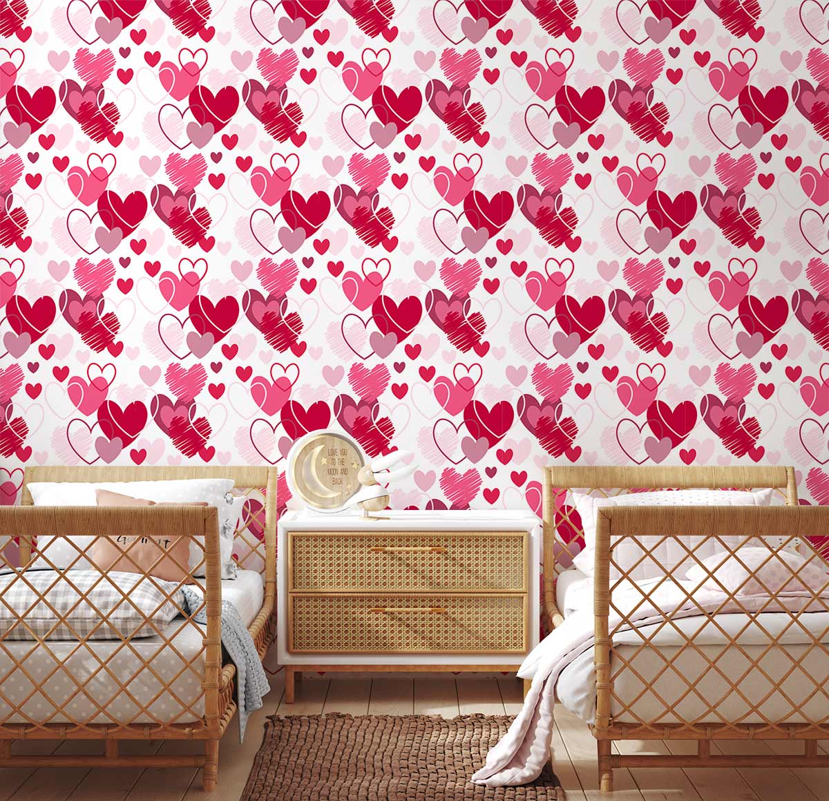 group Love Patterns wallpaper Mural for bedroom