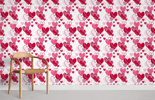 Love group Patterns wallpaper Mural for Room