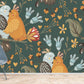 Home Decoration Featuring a Loving Birds Couple Wallpaper Mural
