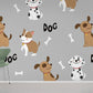 lovely dog wallpaper mural