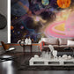 space galaxy wallpaper mural art decor for living room