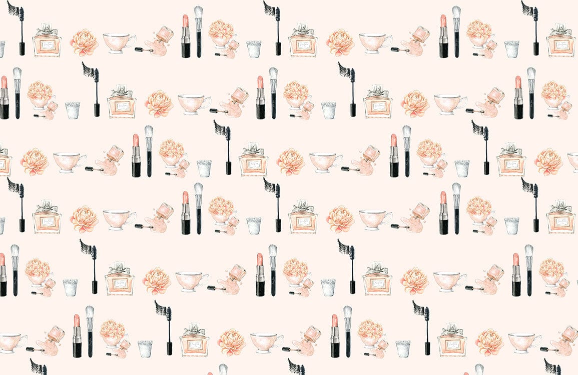 Makeup Essentials Custom Wallpaper Mural