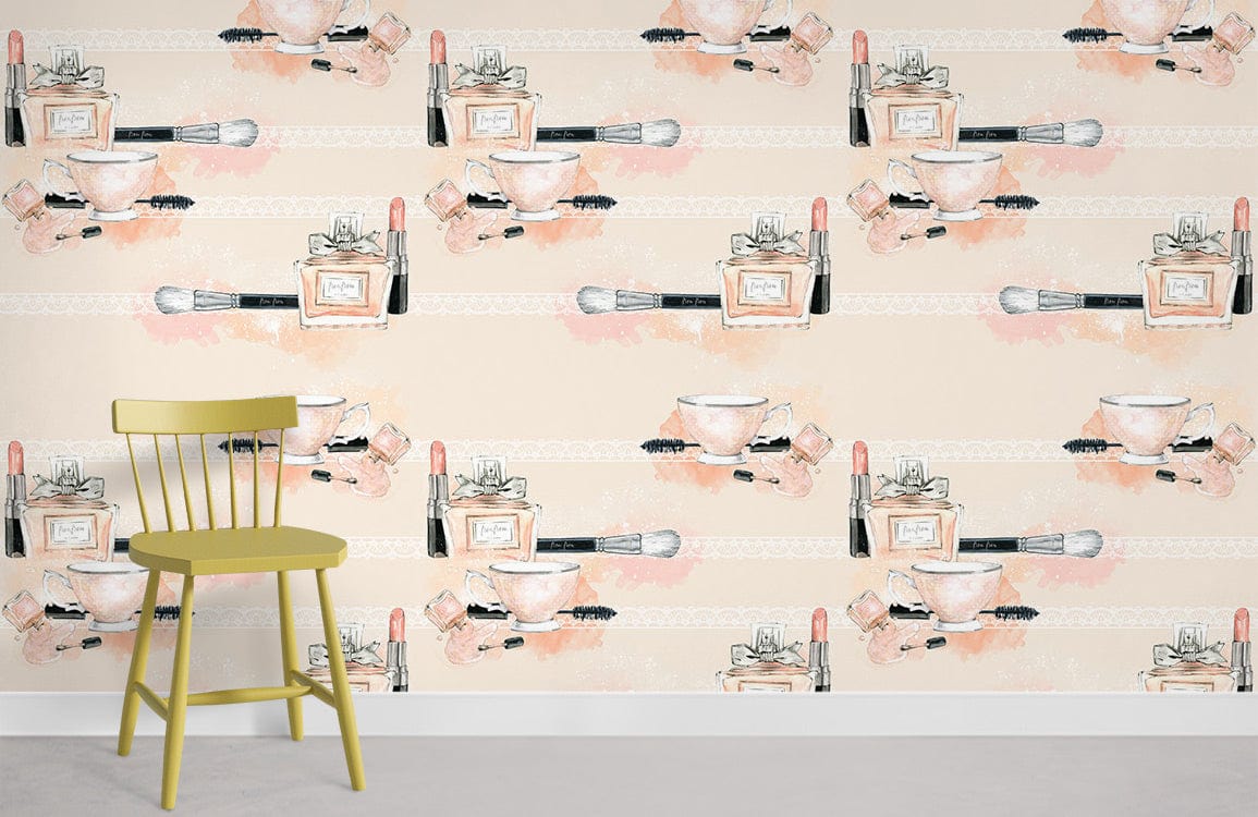Makeup Products Wall Mural For Room