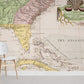 Map of Carolina & Florida Wall Mural For Room