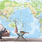 Pacific Centered Wallpaper Mural