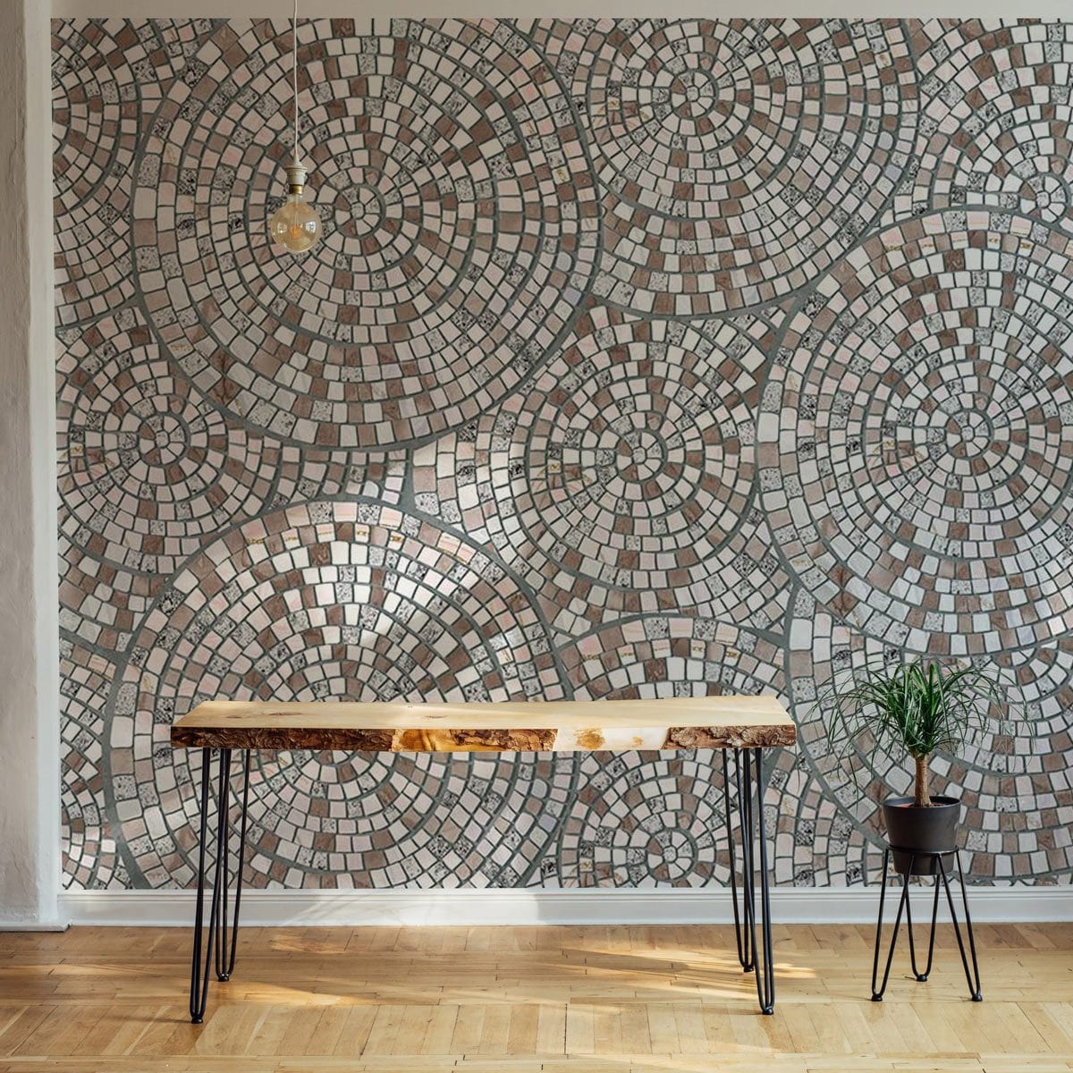 Marble Pattern Wallpaper Mural for the Decoration of the Reading Room