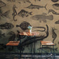 Ocean Fish Wallpaper Mural for the Decoration of the Dining Room