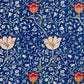 Brocade Vines Blue Flower Customized Mural