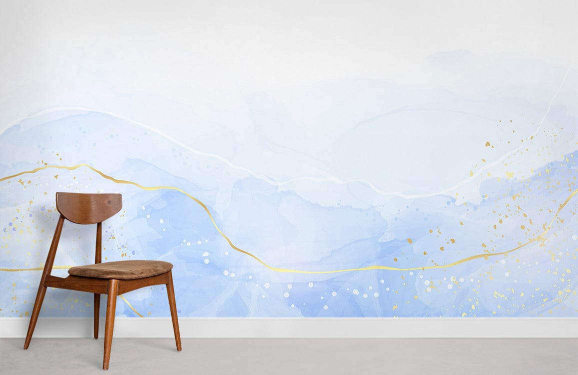 Watercolour Melting Effect Wallpaper Mural for Room decor