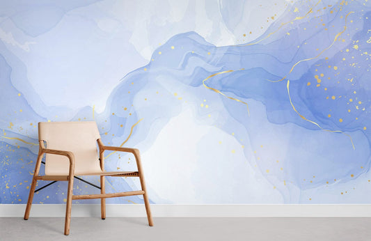 Melting Watercolour Marble Wallpaper Mural for Room decor