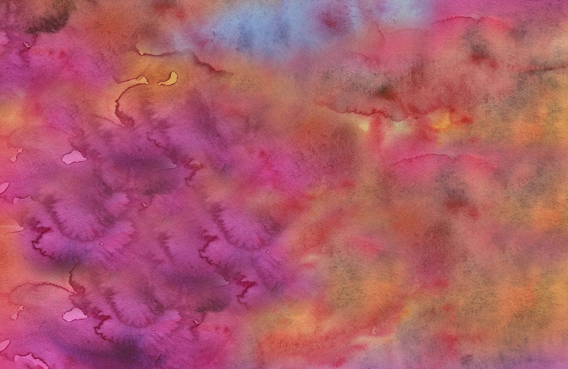 Vibrant Watercolor Abstract Mural Wallpaper