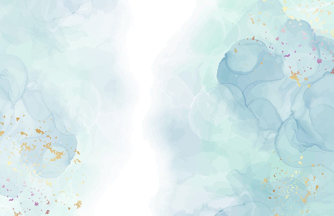Elegant Watercolor Blush Gold Mural Wallpaper