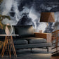 Decorate your living room with this melting ink paint wall mural wallpaper.