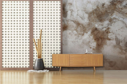 abstract art decor wall mural hallway decoration idea