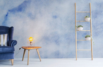Texture Murale Acquerello Blu Rilassante