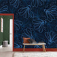 Flower Leaf Pattern Custom Walpaper Design