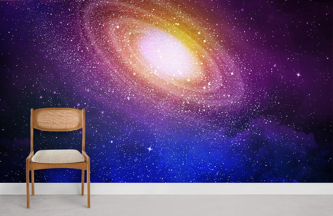 Starry Galaxy Wallpaper Mural for room decor