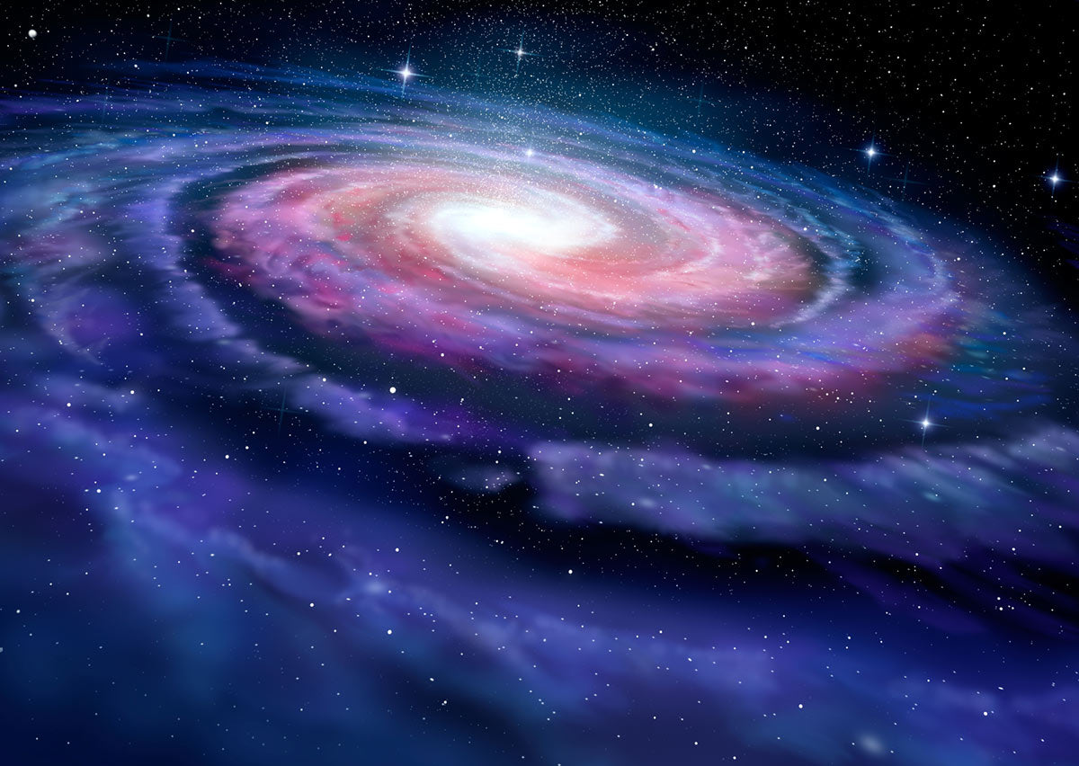 Galactic Spiral Abstract Space Wallpaper Mural
