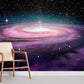 galaxy photo wallpaper mural for room decor