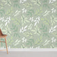 Mixed Leaves Mural Wallpaper Room Decoration Idea