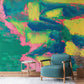 abstract art decor wallpaper mural hallway decoration