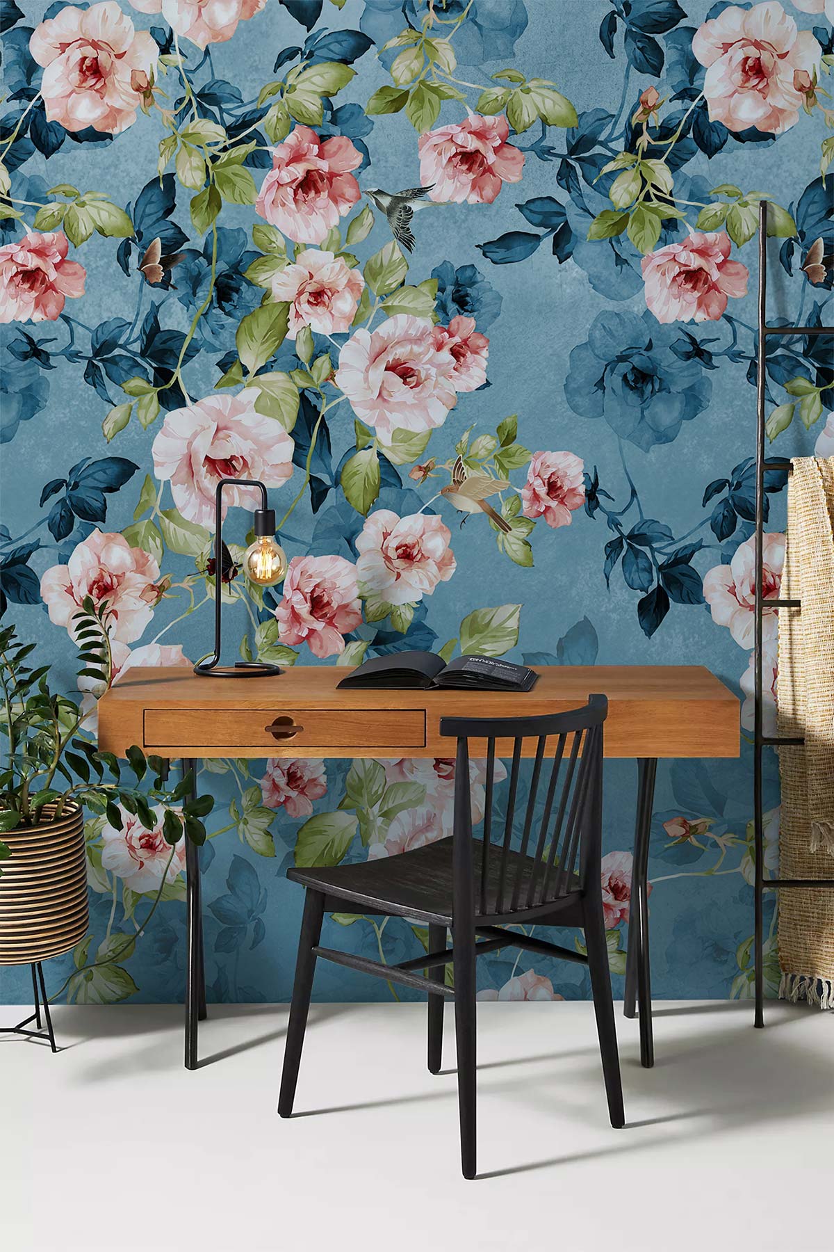 Moonflowers Wallpaper Mural for the Beauty of Home or Office Decoration